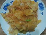 辣白菜炒土豆片