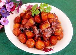 红烧肉炖鹌鹑蛋