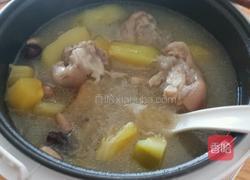 猪脚木瓜银耳养颜汤的做法图解4