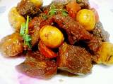 板栗煲牛肉
