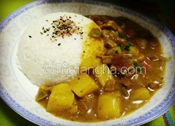土豆牛肉咖喱饭