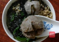牛肉丸紫菜汤面的做法图解6