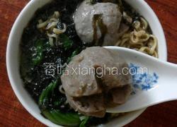 牛肉丸紫菜汤面