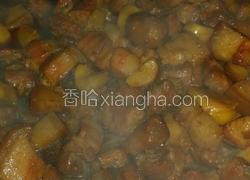 板栗红烧肉