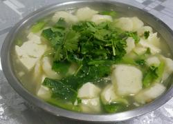 鱼丸豆腐小白菜汤