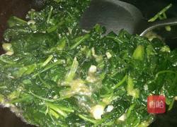 蒜炒农家菠菜的做法图解6