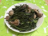 紫菜心炒肉片的做法[图]