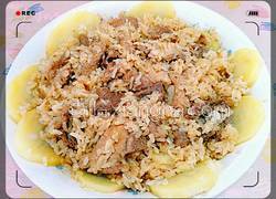 土豆糯米蒸里脊肉