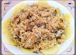 土豆糯米蒸里脊肉