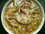 酸豆角肉丝面