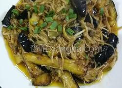 金针肉末烧茄子