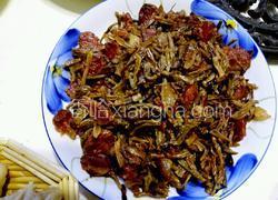 腊肠干豆角 下饭菜