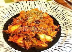 辣白菜炒肉片