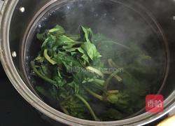 凉拌菠菜的做法图解2