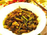 青椒肉片煎茄子