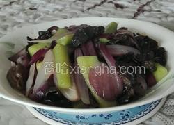 洋葱木耳炒黄瓜
