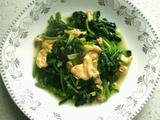 菠菜炒鸡蛋