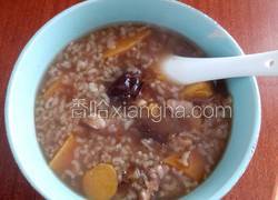 红枣红薯核桃粥