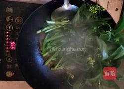 花菜炒肉肠的做法图解5