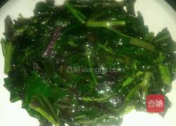蒜泥紫色菜的做法图解7