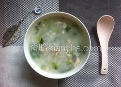 青菜瘦肉粥