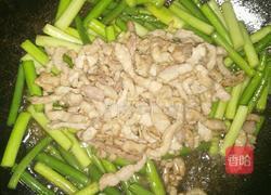 蒜苔炒肉丝的做法图解5