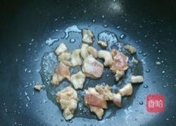 红苔菜炒肉片的做法图解4