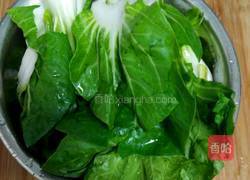 香菇青菜。的做法图解4