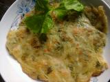 芹菜叶土豆丝煎饼
