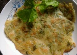 芹菜叶土豆丝煎饼