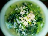 虾豆腐青菜汤