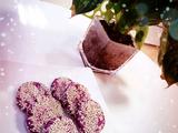 豆浆紫薯芝麻饼的做法[图]