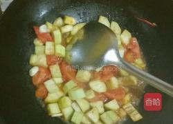 西红柿烧茄子的做法图解4