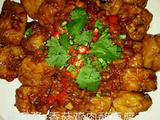 黄豆酱-香菇鸡肉酿豆腐