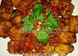 黄豆酱-香菇鸡肉酿豆腐