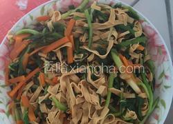 豆腐皮炒韭菜
