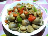 草茹炒肉片