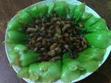 耗油肉丁油菜