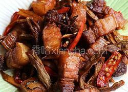 干豆角烧五花肉