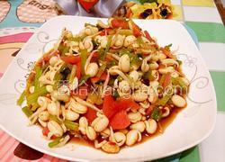 凉拌豆芽小芹菜