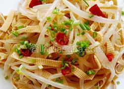 绿豆芽拌豆皮
