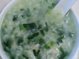 菠菜鸡蓉粥