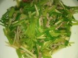芹菜冬笋丝炒肉丝