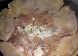 鲫鱼炖豆腐贴饼子