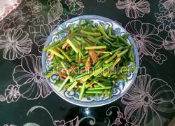 蒜台炒肉