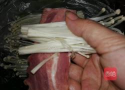 培根卷金针菇的做法图解3