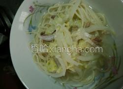 白菜汤面条