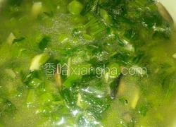 菜心蘑菇羹