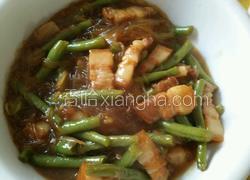 红烧肉炖豆角