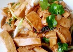葱烧豆腐 